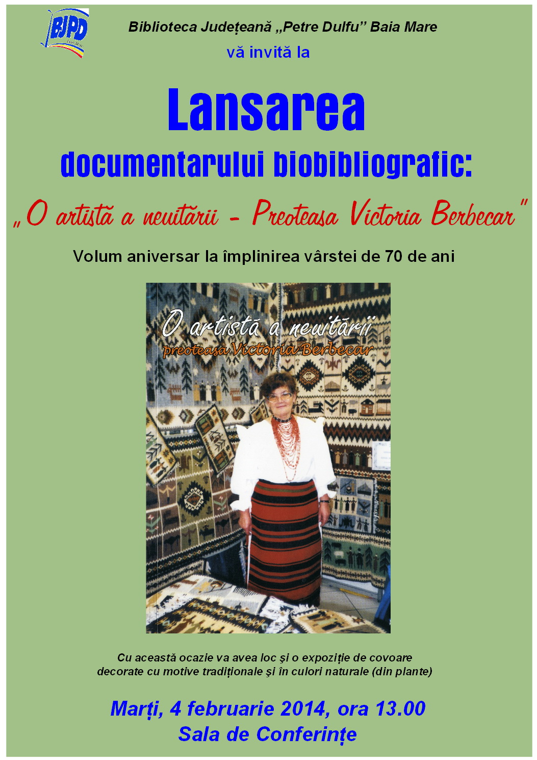 Victoria Berbecaru - Lansare documentar - varianta 3