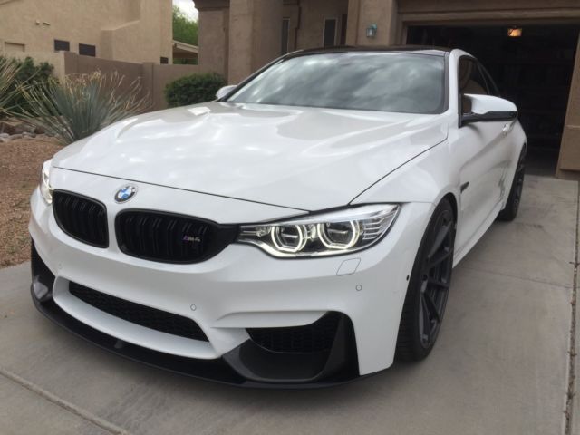 2015 Bmw M4 Twin Turbo Coupe Hr Springs Warranty Flashed Ecu Carbon Fiber 10