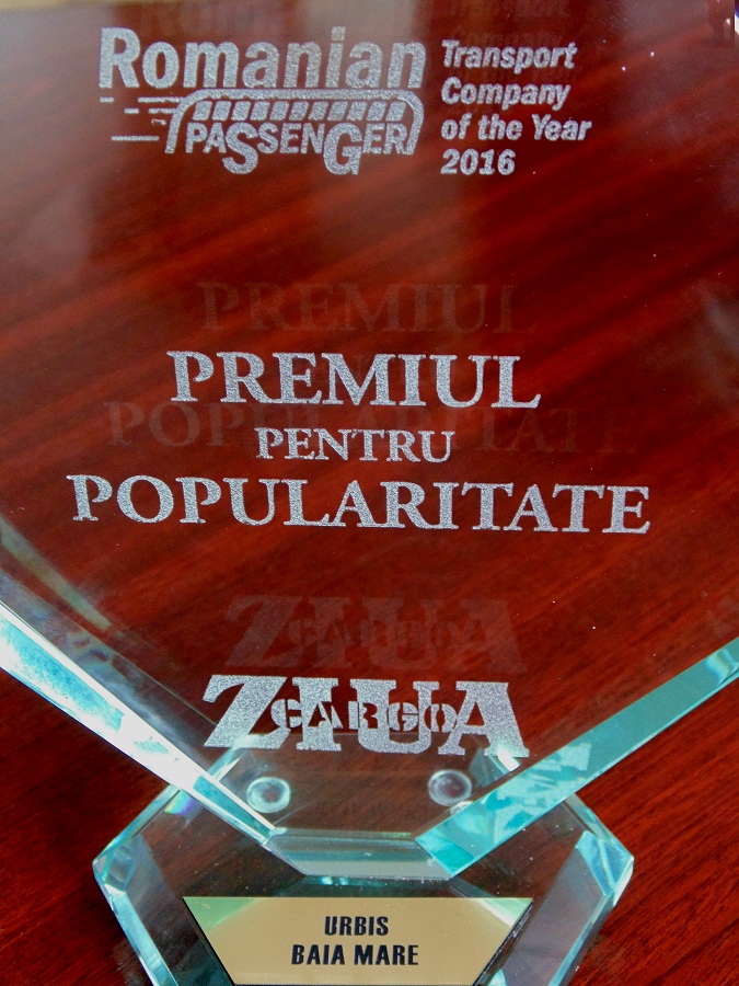 premiu urbis cargo popularitate