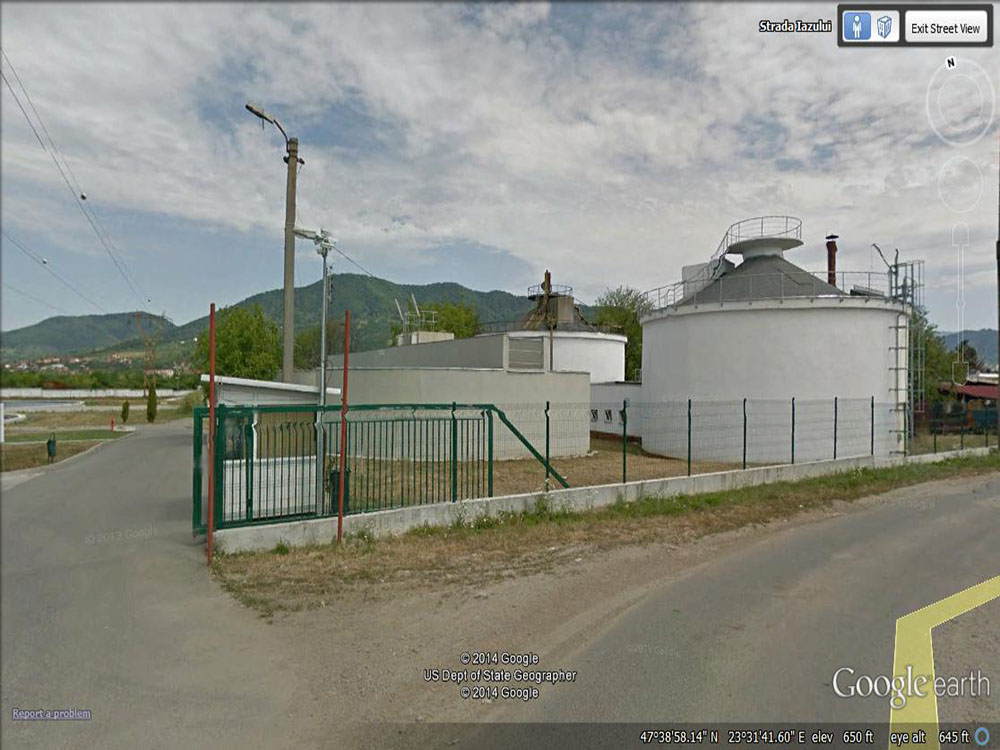 statia de epurare baia mare google earth copy