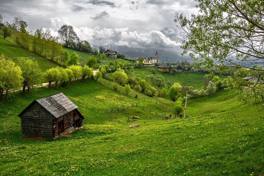 Transylvanian Landscape Wallpaper